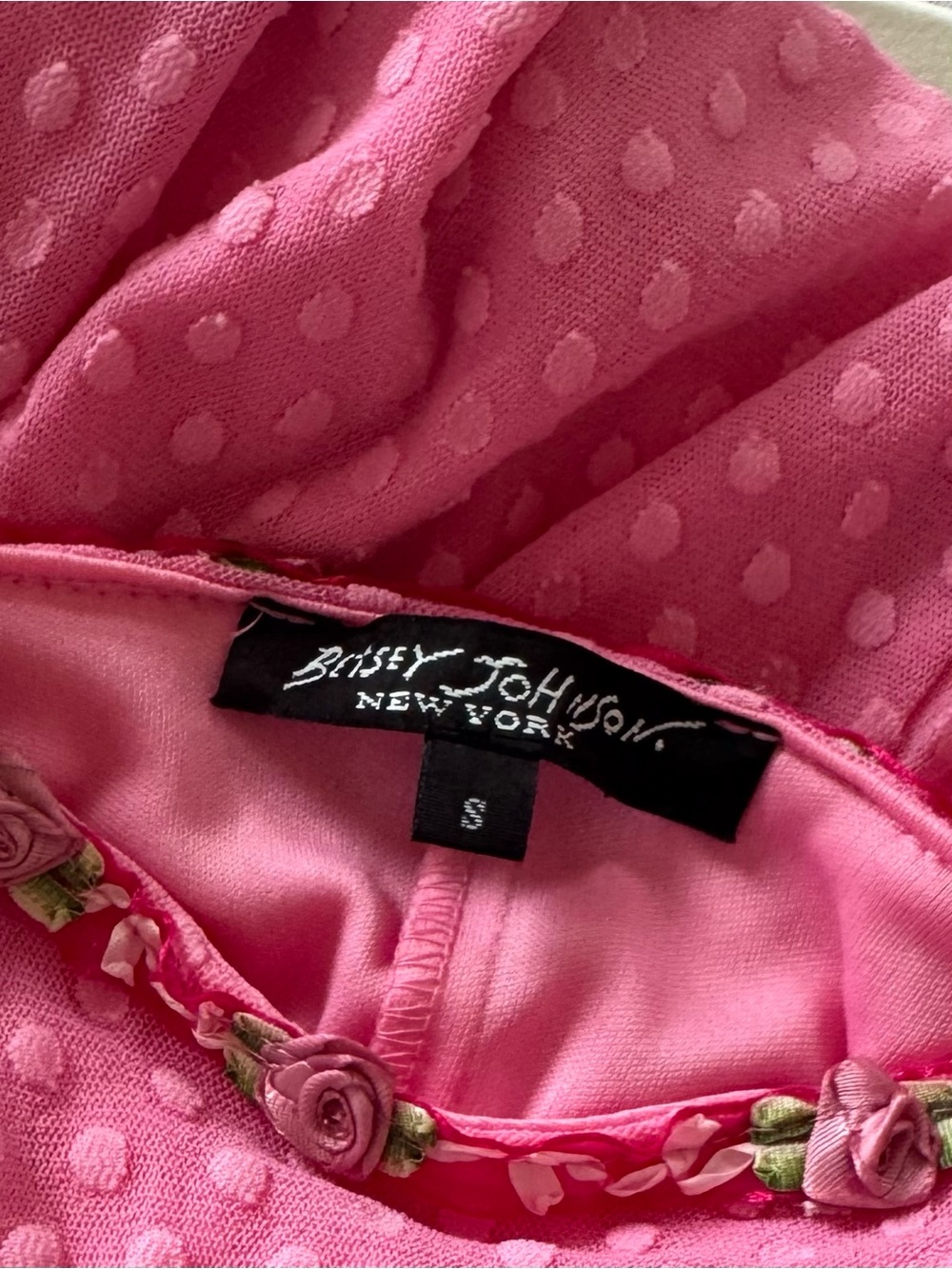 Betsey Johnson RARE Y2K pink dress - Picture 8 of 8